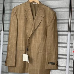 Linen blazer by PAOLO VISTA size 46 Reg